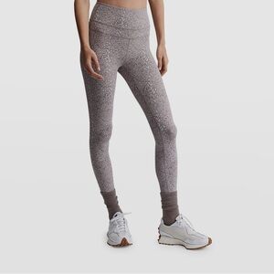 Varley Grey Pattern Let's Move Super High-Rise 25 Tight Leggings